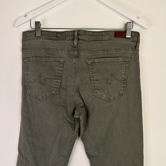 AG Adriano Goldschmied The Stevie Ankle Green Skinny Jeans - Picture 5 of 7